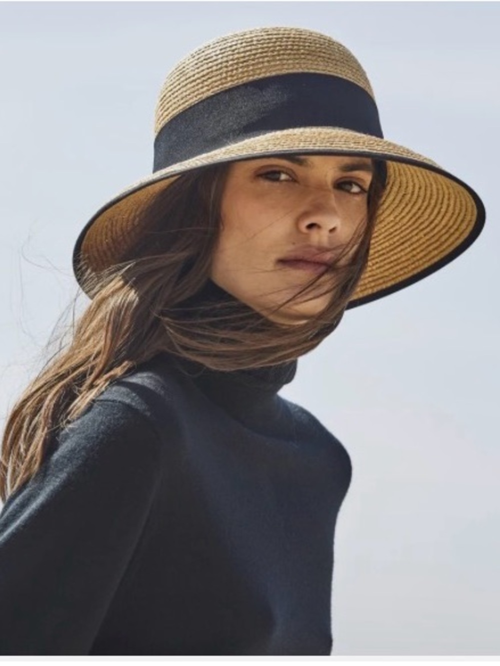 Tilley Rebecca Straw Sun Hat with Black Band - Ladies Sun